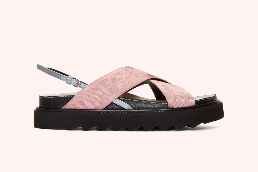 Off-White™ Industrial Strap Sandals Pink/Black | Hypebae display picture 3