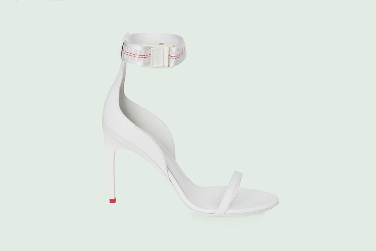 Off-White™ Releases a Sporty, White Industrial Strap Sandal