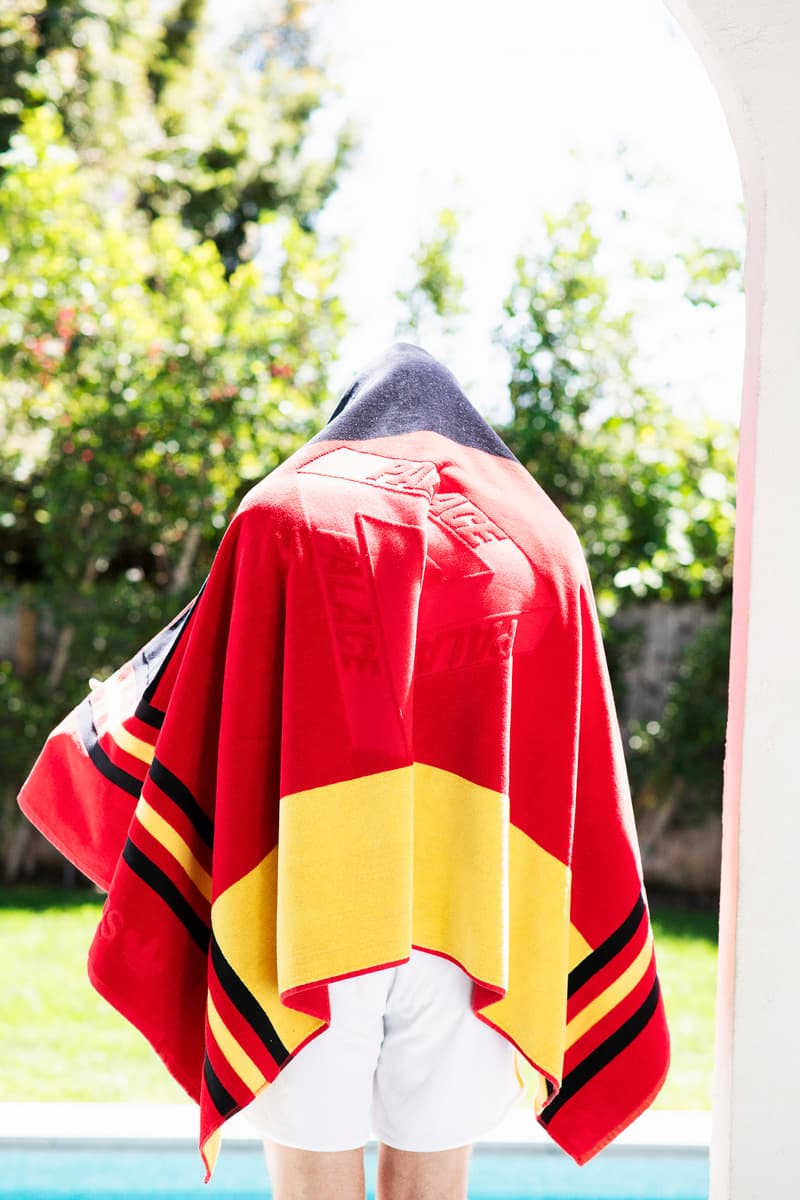 Palace x adidas Originals Summer 2018 Collection Shorts Towel White Red Yellow