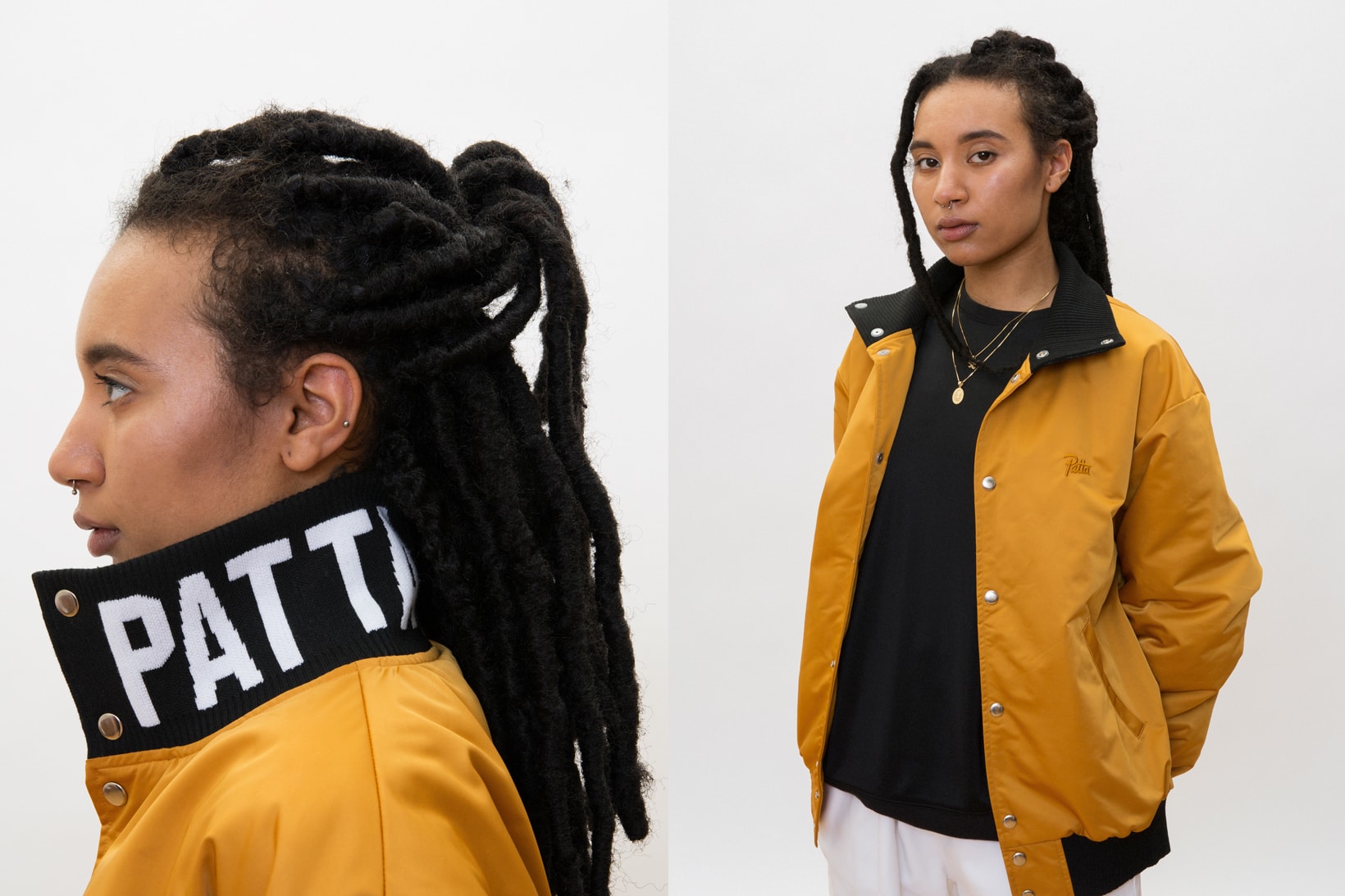 Patta Summer 2018 Collection Bomber Jacket Yellow Black