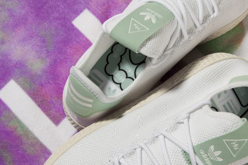 Pharrell Williams x adidas Originals Tennis Hu White Mint