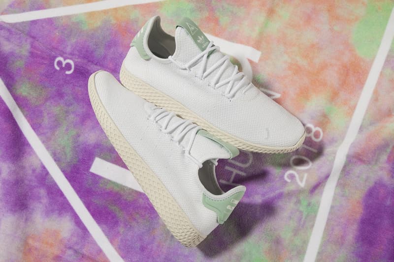 Pharrell Williams x adidas Originals Tennis Hu White Mint