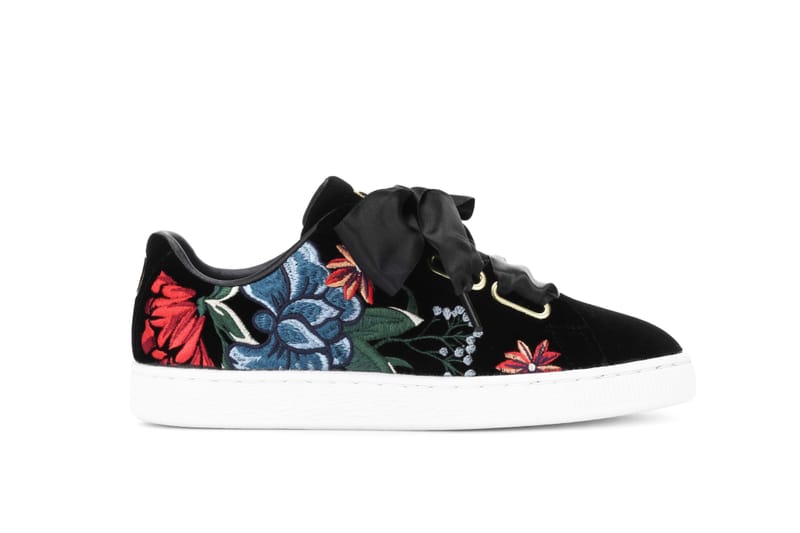 puma platform embroidered