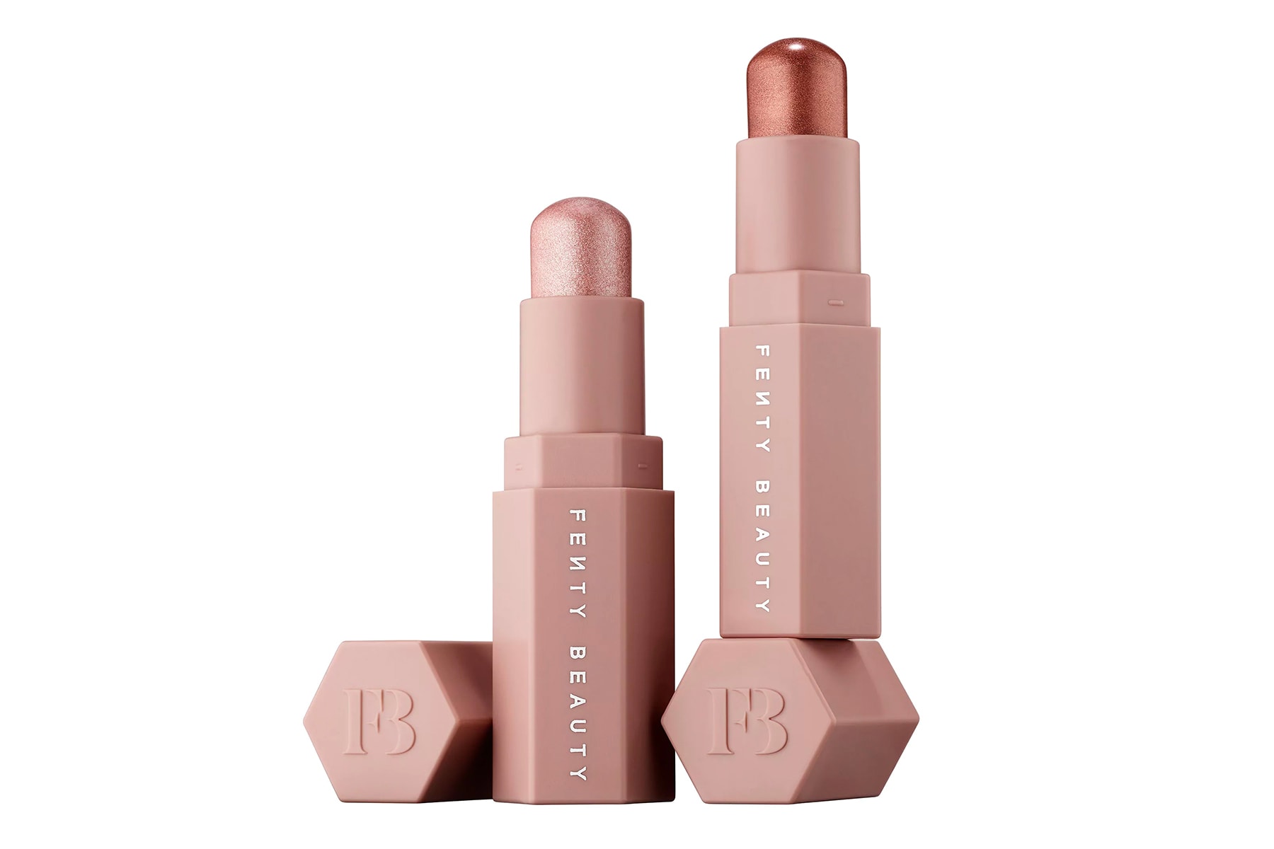 Fenty Beauty Rihanna Lil Match Stix Duo Mini Shimmer Skinstick Set Starstruck Sinamon Highlighter Makeup Release Price Sephora Where to Buy Cosmetics
