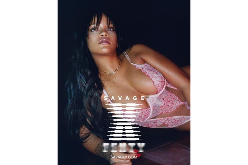 Rihanna Savage X Fenty Lingerie Brand Pink Lace Bodysuit Launch Date May 11 Bras Intimates Underwear Briefs Thongs Release Where to Buy Size Price Website Online Store