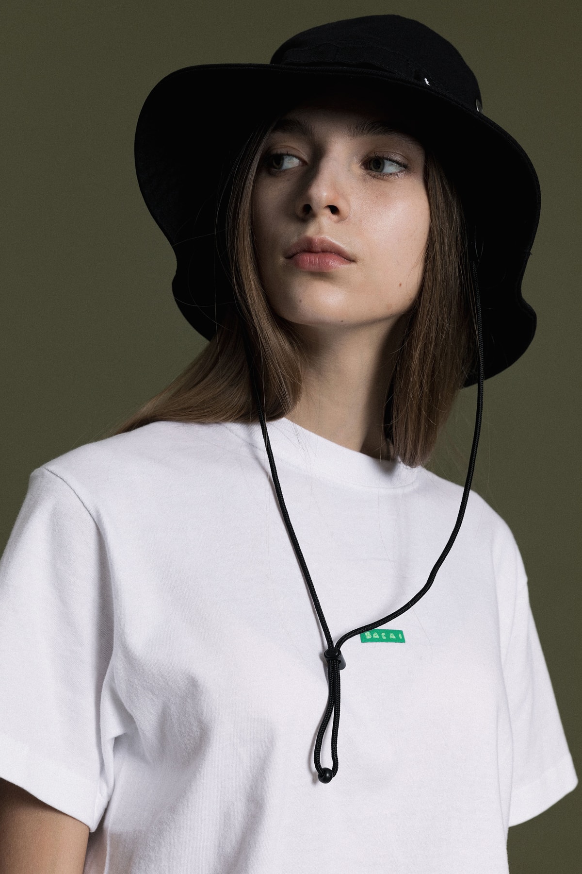 Sacai x Fragment Design Capsule Collection T-Shirt Hat White Black