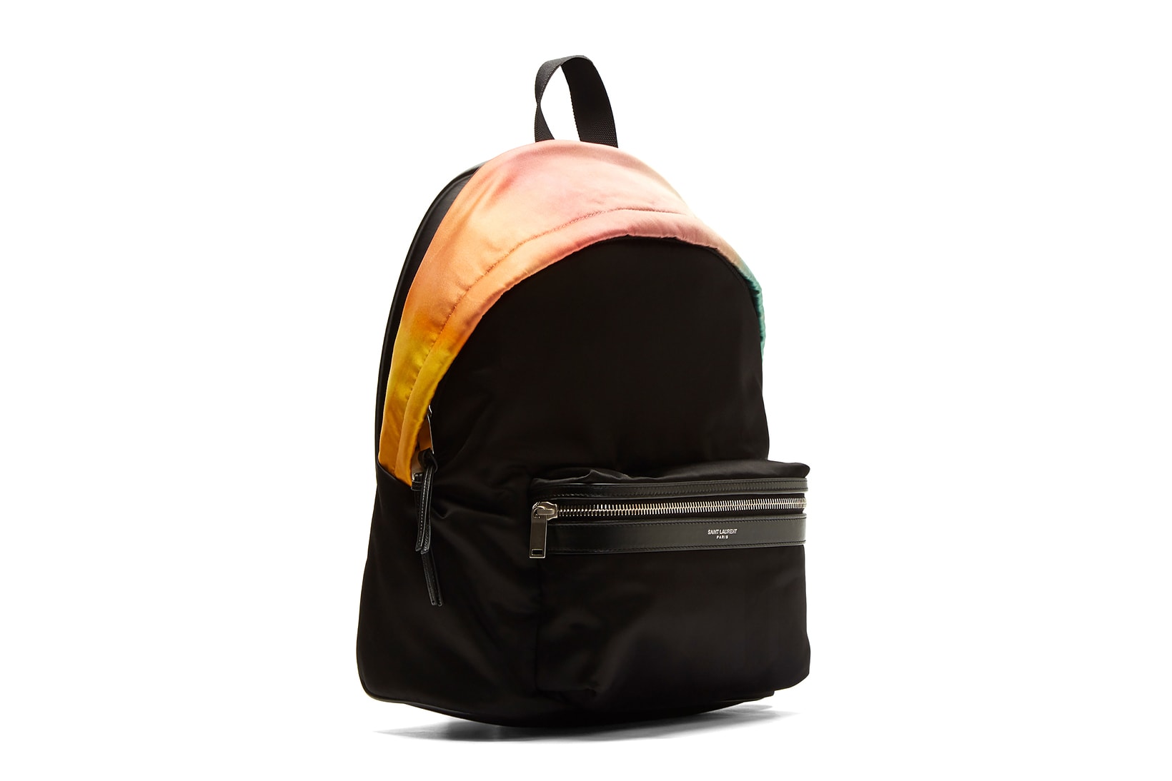 Saint Laurent Faded Ombré Rainbow Backpack Black Where To Buy LN-CC
