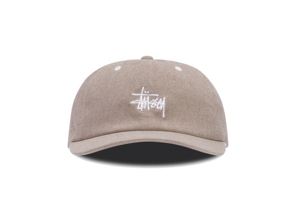 Stussy Spring/Summer Baseball Caps Beige Navy Black Logo Streetwear Accessory Hat