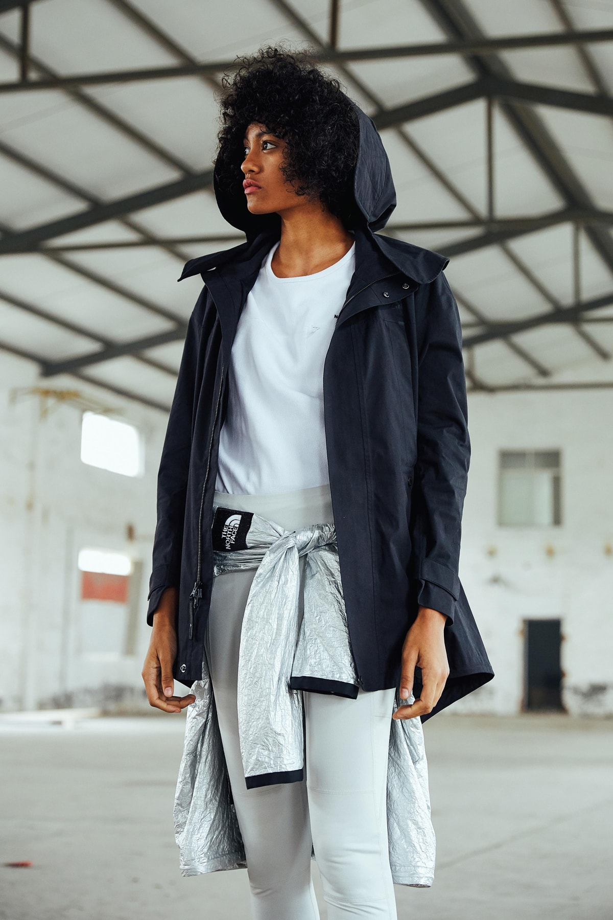 The North Face Urban Exploration Black Series Spring/Summer 2018 Collection Lookbook Jacket Black Silver