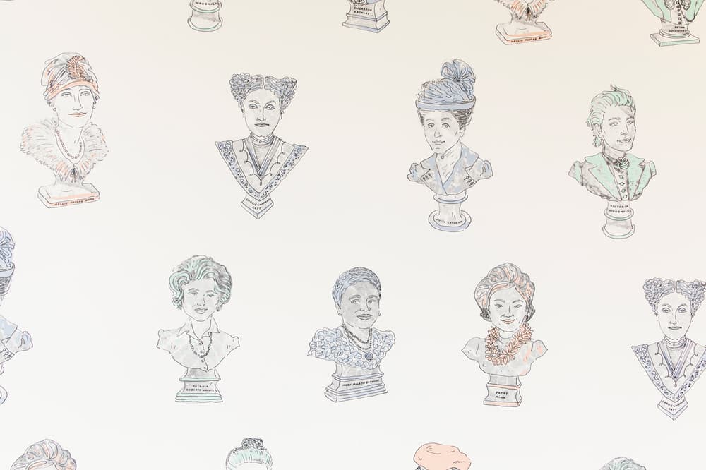 The Wing Washington D.C. Custom Bust Wallpaper