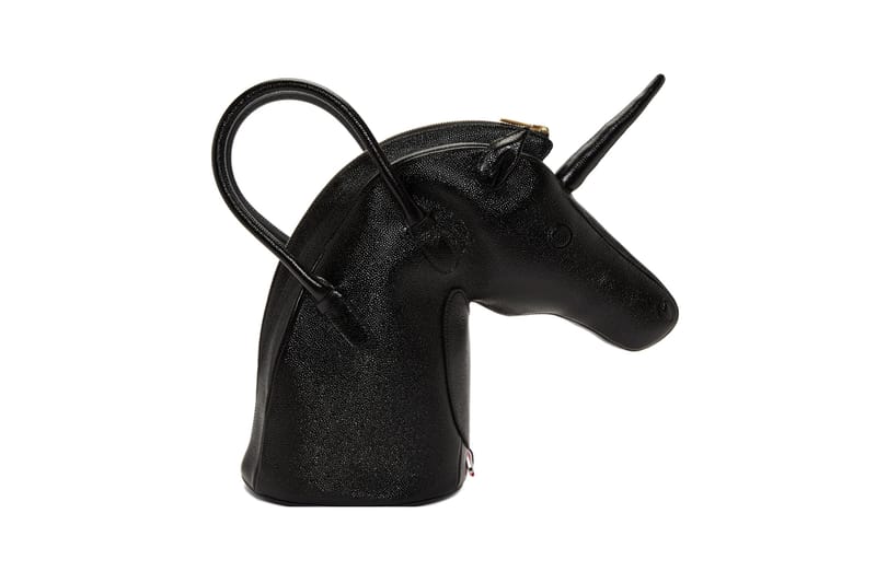 Thom Browne's Leather Unicorn Bag Is a Conversation Starter