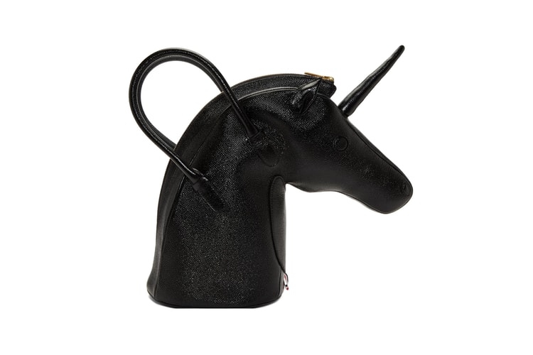 Thom Browne's Leather Unicorn Bag Is a Conversation Starter