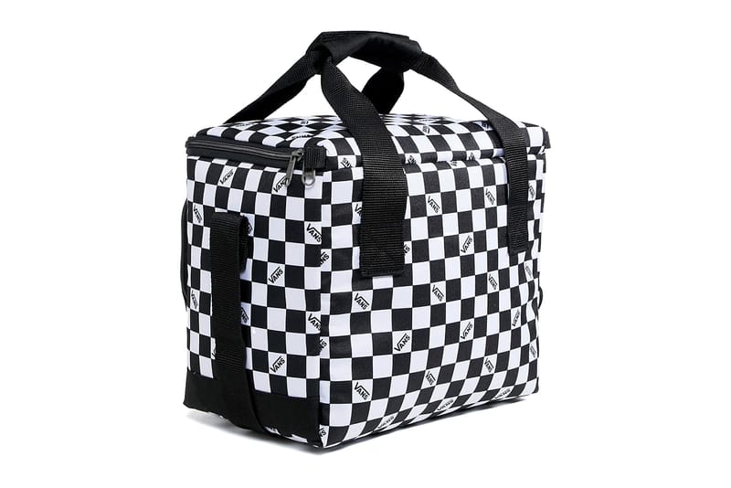 black and white checkered vans bag