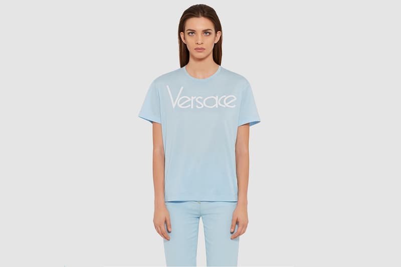 Versace Vintage Logo T-Shirt Pink