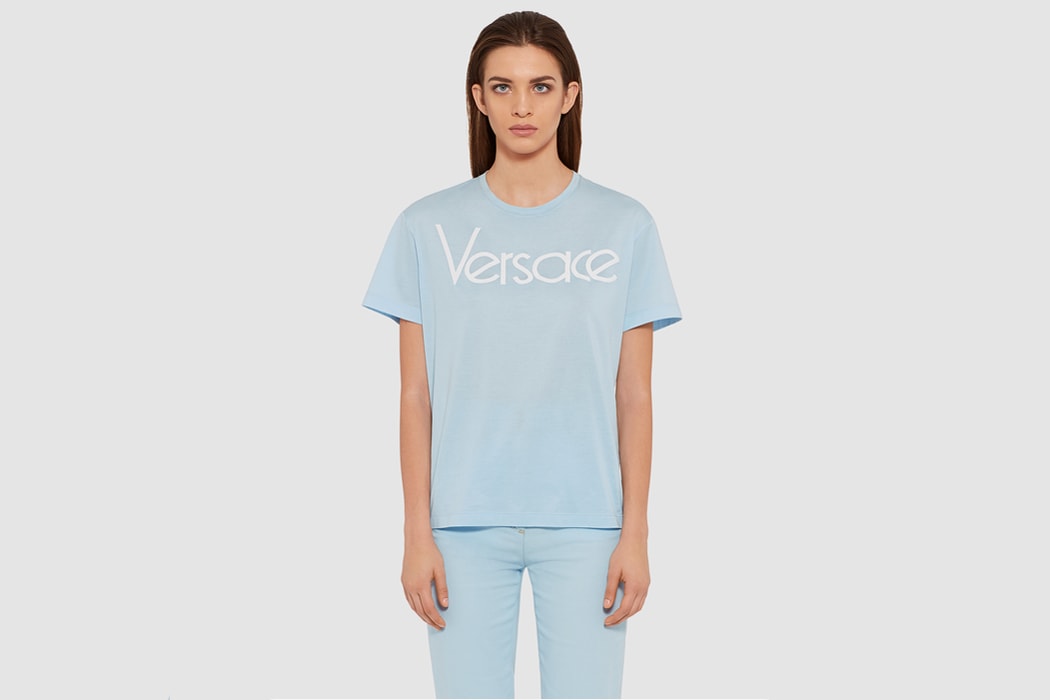 Versace Vintage Logo T-Shirt Pink
