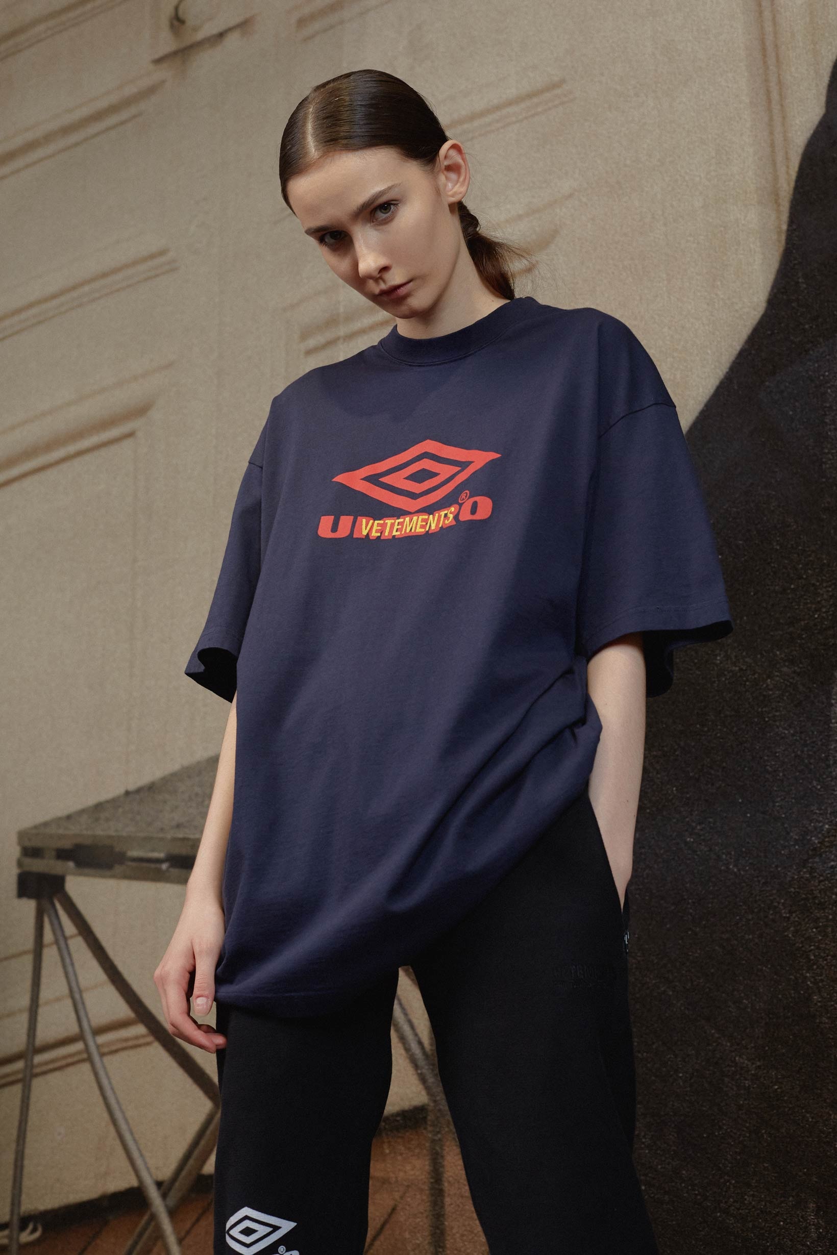 Vetements Umbro Spring Summer 2018 T-Shirt Black Editorial