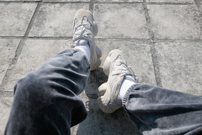 YEEZY Desert Rat 500 Blush raffle enter where to buy hbx mens women's unisex kanye west adidas originals chunky sneaker