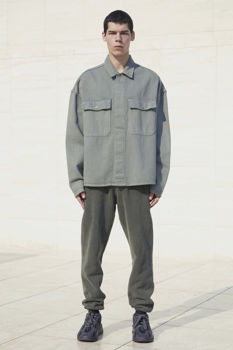 YEEZY Season 6 Workwear Shirt Sage