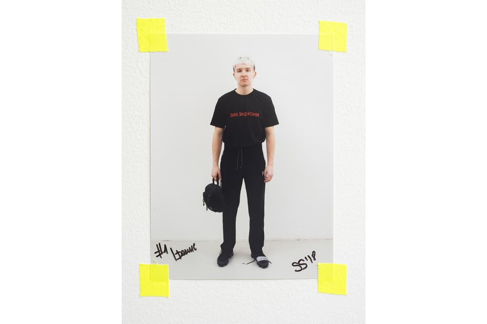 ZIQ&YONI Spring/Summer 2018 Lookbook T-Shirt Black