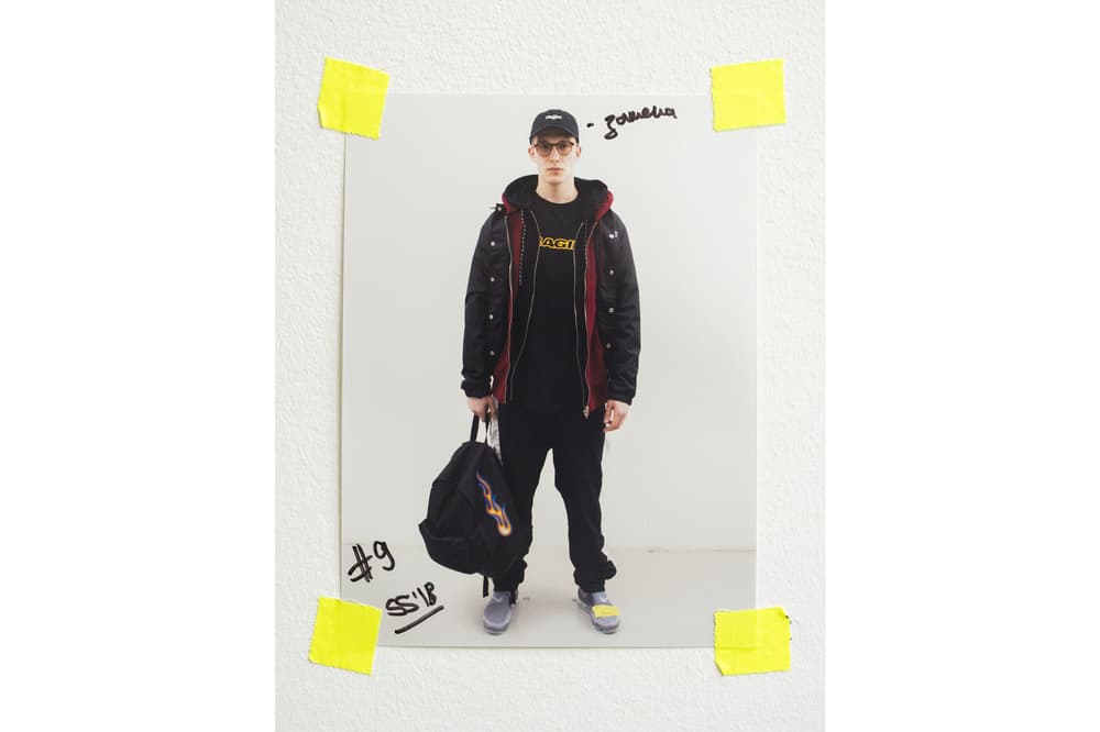 ZIQ&YONI Spring/Summer 2018 Lookbook Windbreaker Jacket Backpack Black