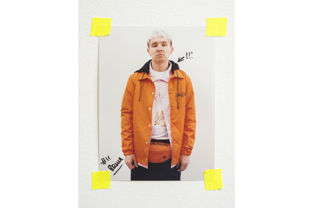 ZIQ&YONI Spring/Summer 2018 Lookbook Windbreaker Jacket Orange