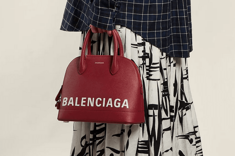 Balenciaga's Latest Ville S Handbag Gets a Burgundy Makeover