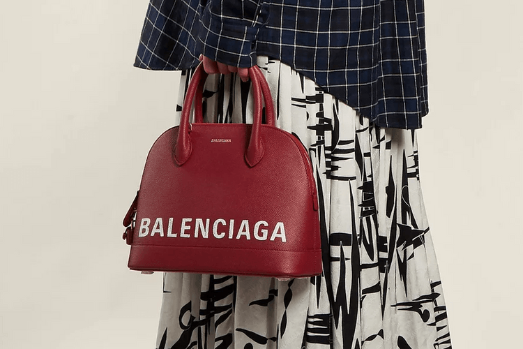 Balenciaga's Latest Ville S Handbag Gets a Burgundy Makeover