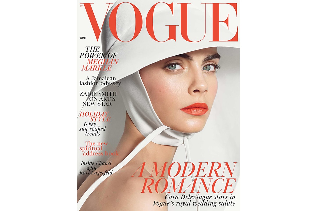 Cara Delevingne British Vogue June 2018 Issue Royal Wedding