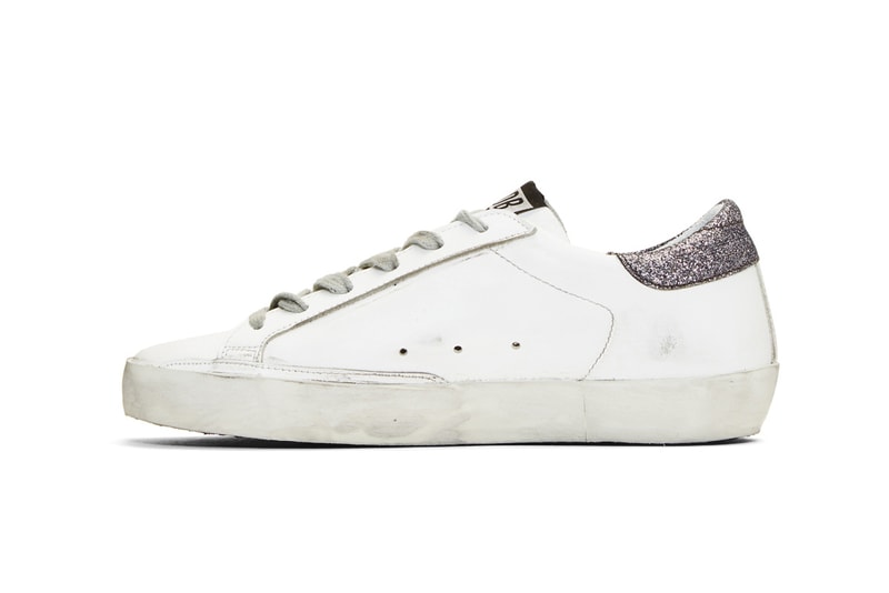 Golden Goose Exclusive Superstar Sneakers Silver & Grey