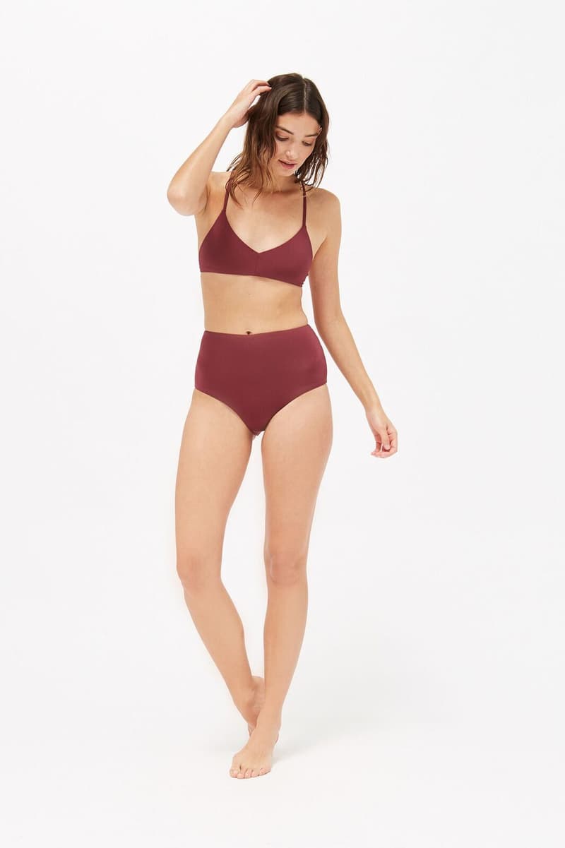 LACAUSA Ethical Swimwear Collection Flamingo Sangria Tar