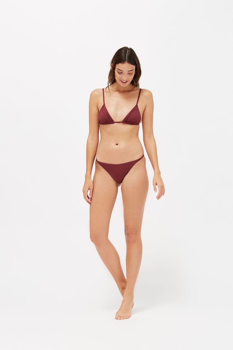 LACAUSA Ethical Swimwear Collection Flamingo Sangria Tar