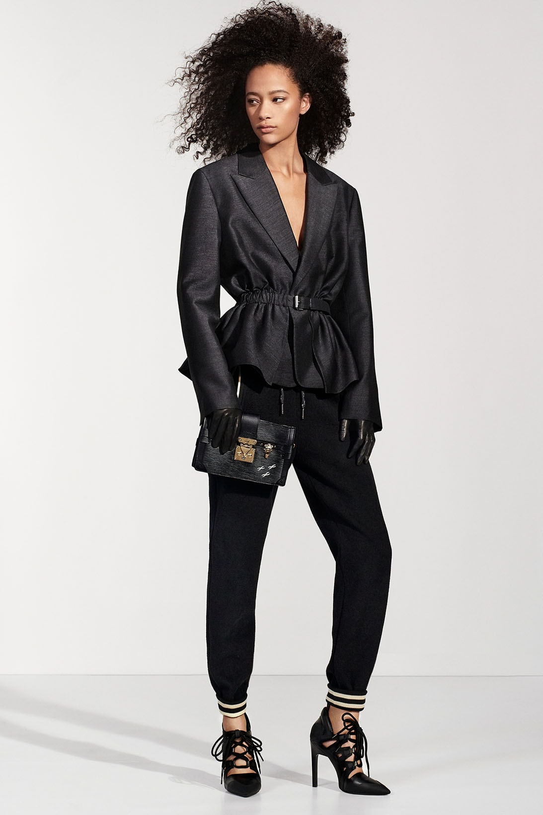 Louis Vuitton Pre Fall 2018 Leather Bags Trunk Clutch Monogram Leopard Print Handbags