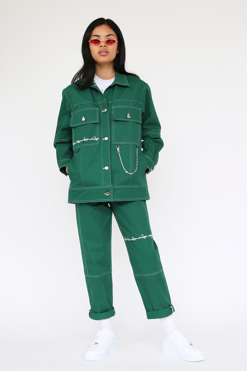 Scapes Spring 2018 Collection Utility Jacket Skip-Stop Trouser  Wyckoff Skirt
