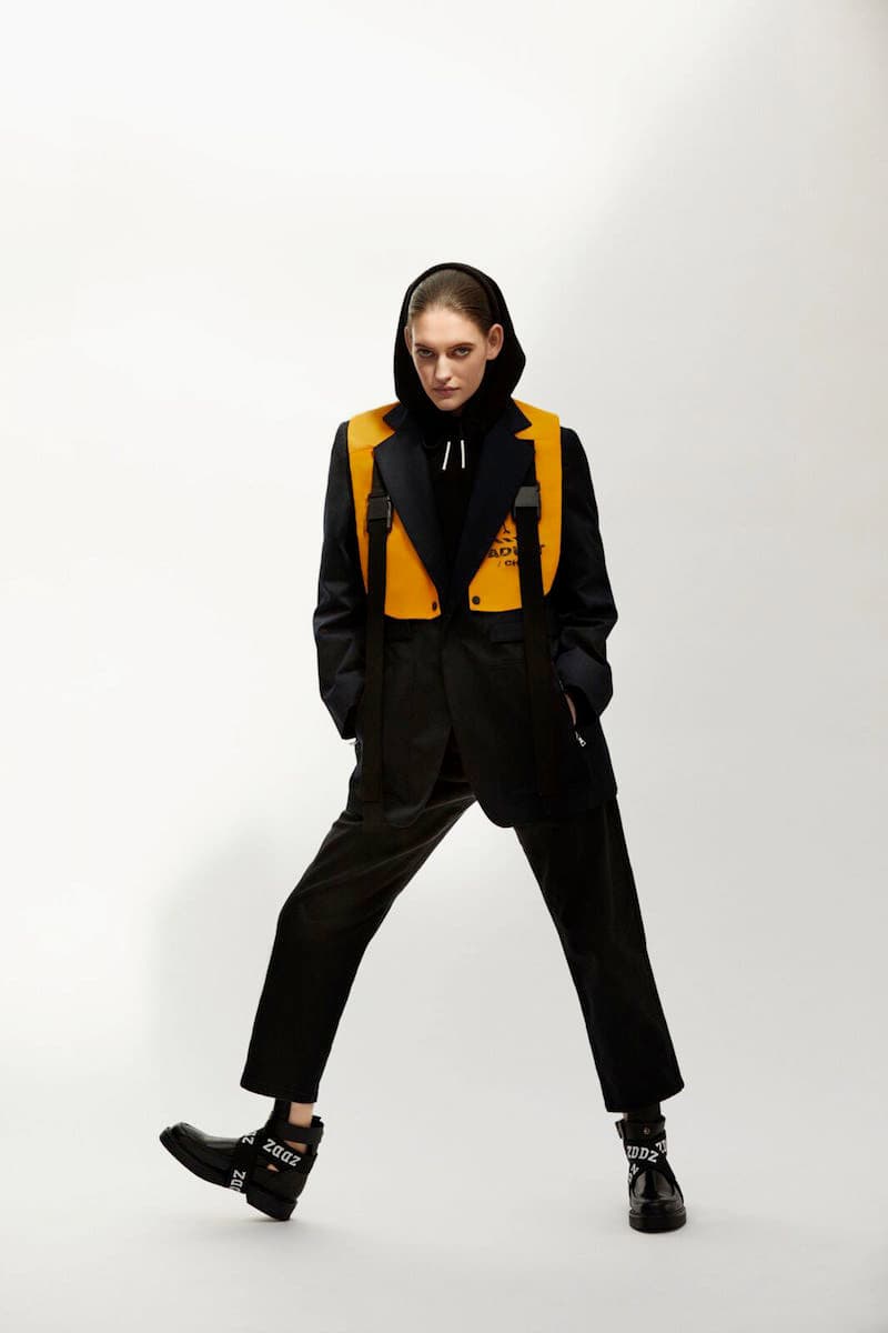 ZDDZ Fall Winter 2018 FW 18 Collection Inflatable Vest Bomber Jackets Tees Streetwear Capsule Range