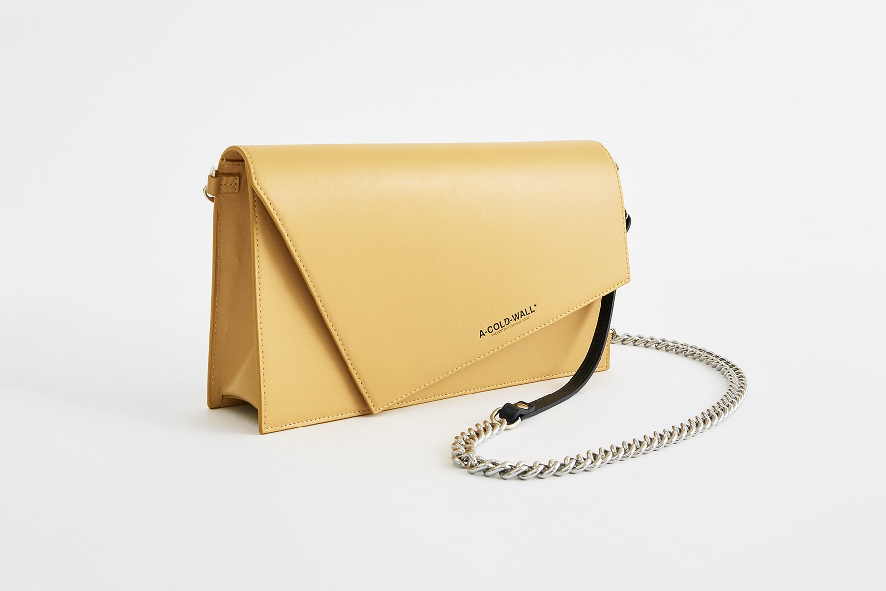 a cold wall samuel ross yellow corbusier clutch handbag purse wallet accessory