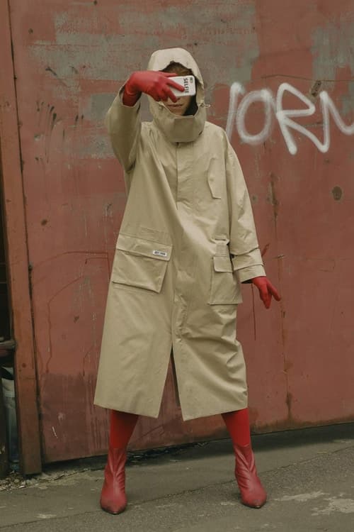 Ader Error Spring/Summer 2018 Collection Campaign Khaki Parka