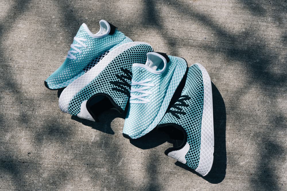 adidas Originals Deerupt Parley Available Now Sustainable Sneaker Ocean Plastic Material Shoe