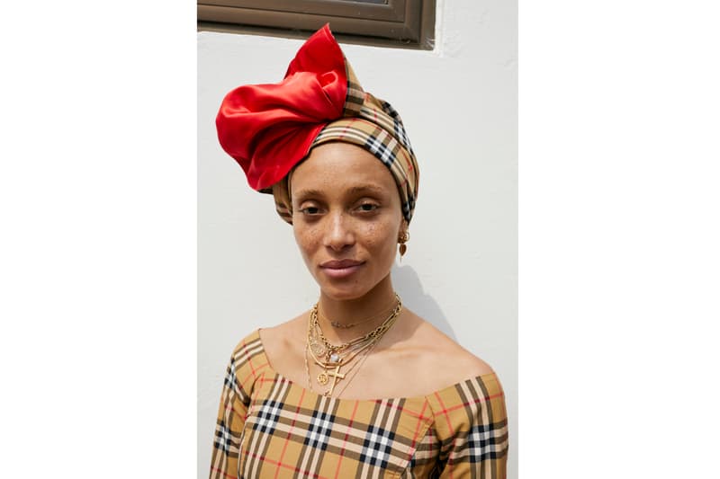 Adwoa Aboah for Burberry shot by Juergen Teller Ghana Family Portrait Nova Check Campaign Series