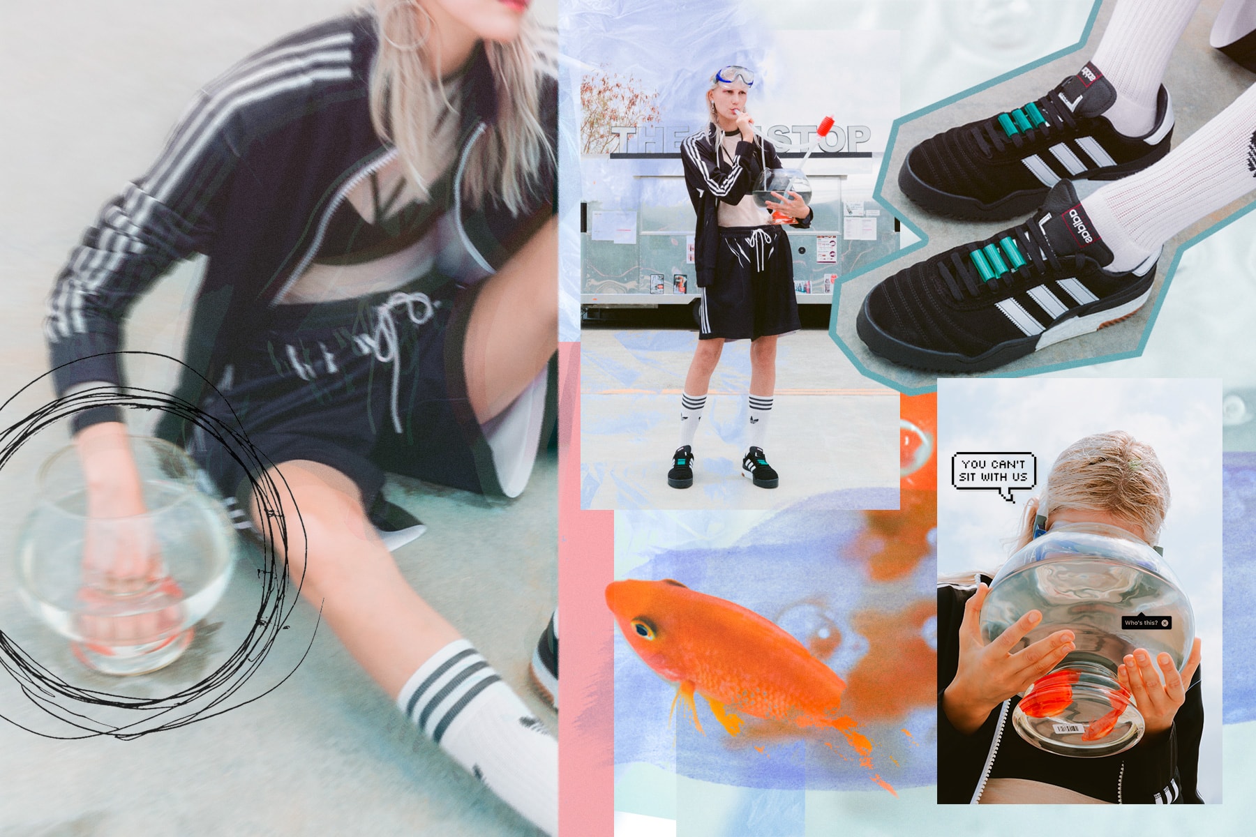 Alexander Wang x adidas Originals Season 3 Editorial Streetwear Collection Athleisure Concept