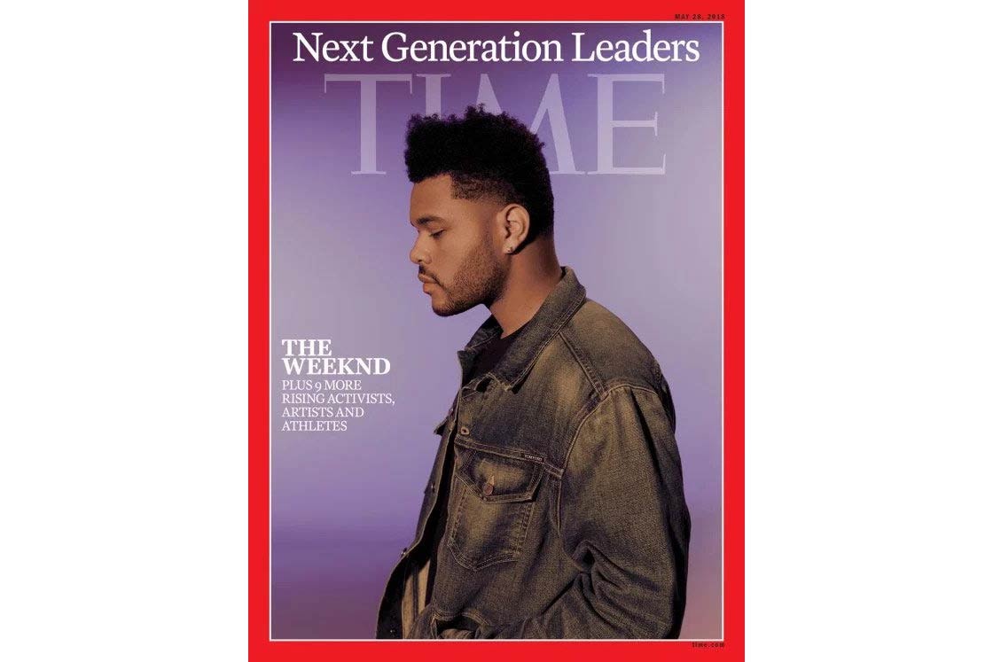 The Weeknd TIME Magazine Next Generation Leaders 2018