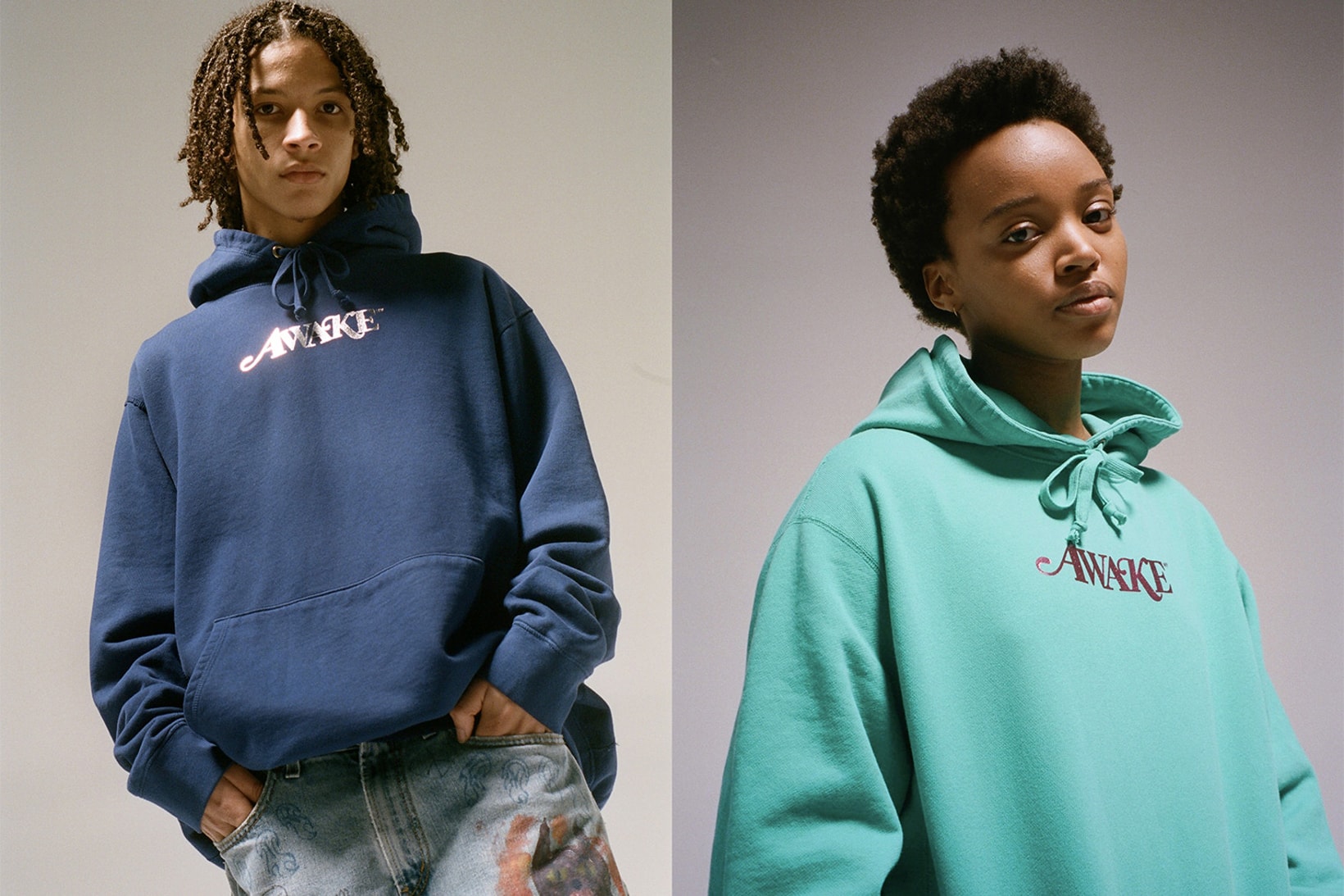 Awake NY Spring/Summer 2018 Collection Lookbook Hoodies Blue Teal