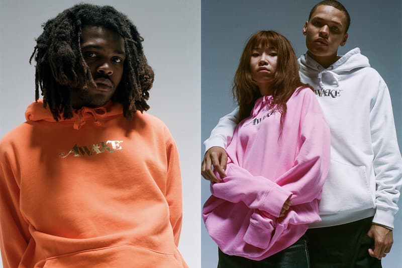 Awake NY Spring/Summer 2018 Collection Lookbook Hoodies Orange Pink White