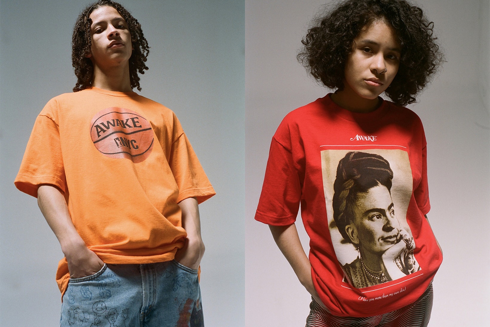 Awake NY Spring/Summer 2018 Collection Lookbook T-Shirts Orange Red