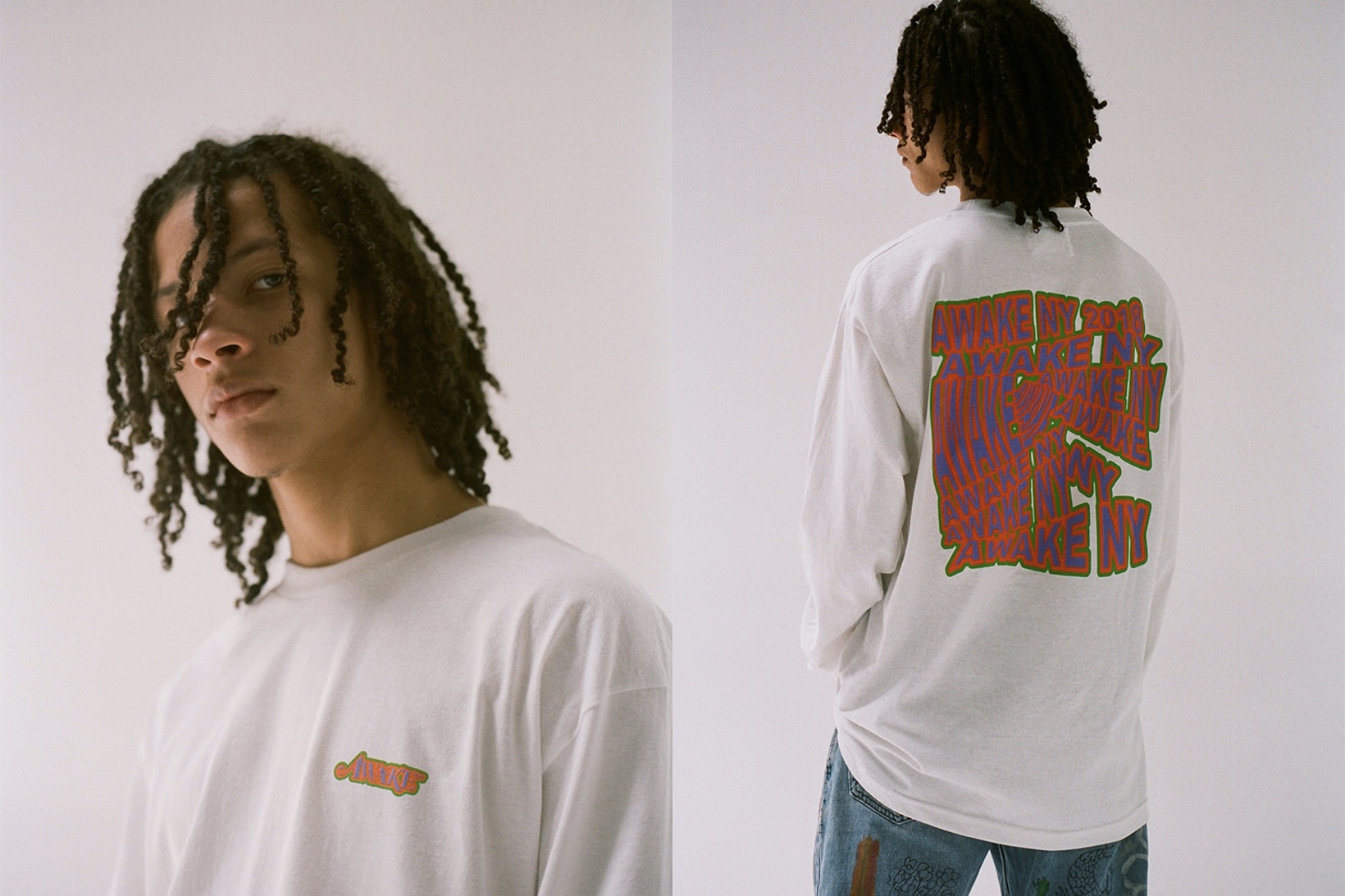 Awake NY Spring/Summer 2018 Collection Lookbook T-shirt White