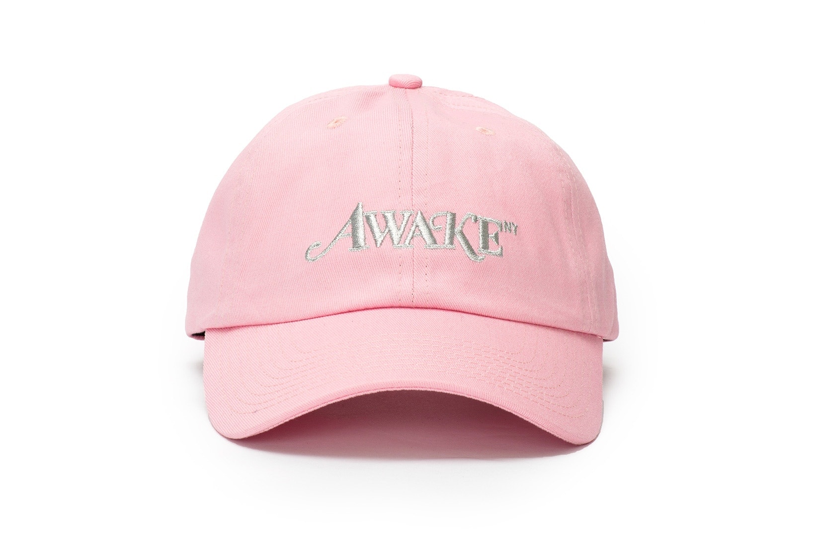 Awake NY Spring/Summer 2018 Metallic Logo Hat Pink