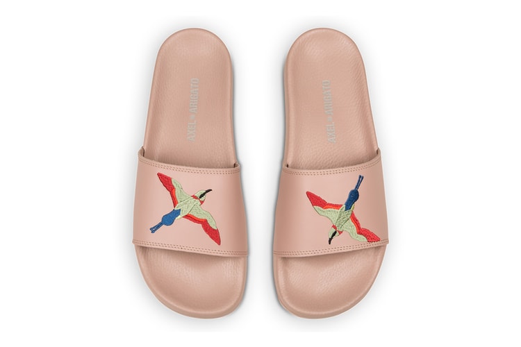 Fly Into the Summer Season With Axel Arigato's Embroidered Slides