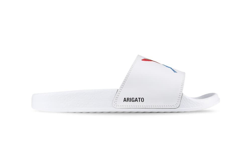 Axel Arigato Tori Bird Embroidered Slides Pastel Pink Blue Black Grey White