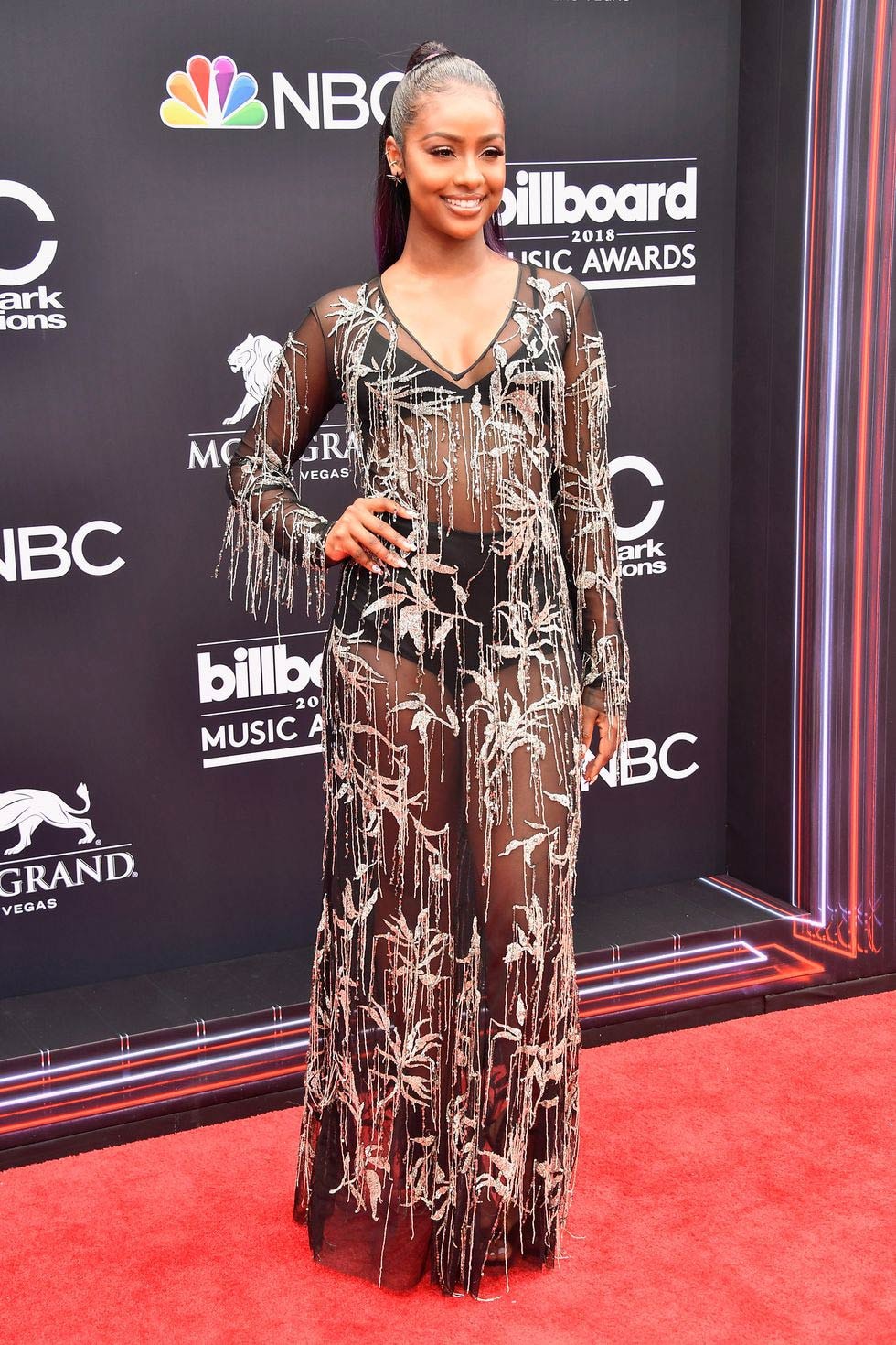 Justine Skye Billboard Music Awards 2018 Red Carpet