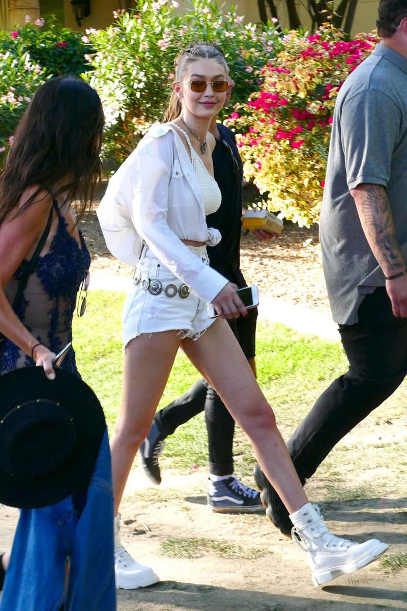 Gigi Hadid Gao Boot White