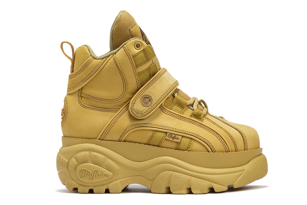 Buffalo Drops Tan 90s Chunky Platform Sneakers Hypebae